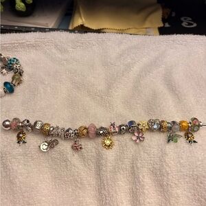 Linx bracelet with floral charms